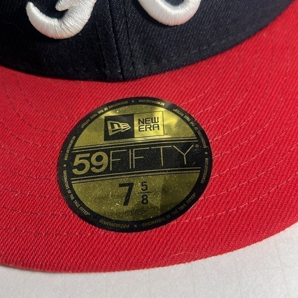 🧢NWOT- NEW ERA Diamond Collection ATLANTA BRAVES Baseball Cap - Picture 3 of 6